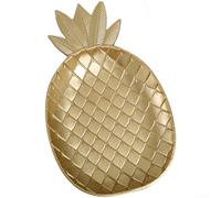 Bandeja de madera natural estilo nórdico para frutas, frutos secos, postres o exposiciones decorativas en sala de estar o cocina moderna (B)