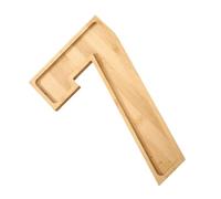 Bandeja de madera para charcutería, bandeja reutilizable para mostrar números, decorativo para servir postre, soporte grande para aperitivos de , centro de mesa de celebración, accesorio