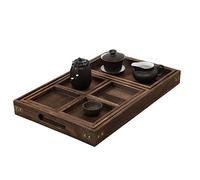 Bandeja De Madera Para Servir, Bandeja Retro Para Servir Té, Bandeja De Té Chino Kung Fu, Bandeja Rectangular De Madera Para Servir Té