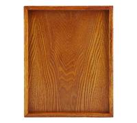Bandeja de Madera para Servir Plato, Platos de Madera para Carne, Bandeja pequeña Rectangular sólida Natural para Aperitivo de Queso para Fiestas de Comida(30 * 24cm)