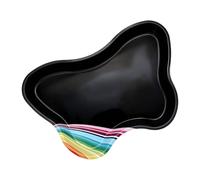 Bandeja de maquillaje de acero inoxidable para cosméticos, mesa de uñas, organizador de herramientas de arte, bandeja de joyería, plato de mariposa, bandeja de cosméticos