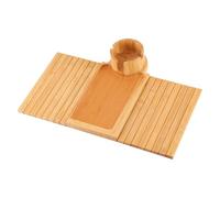 Bandeja de mesa con reposabrazos para sofá, organizador antideslizante extraíble, mesa auxiliar de madera plegable, bandeja de reposabrazos de 16.54 x 12.99 pulgadas, perfecta para sofá, fácil de usar