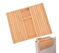 Bandeja de Mesa de Descanso del Brazo de sofá, Bandeja de sofá de sofá Plegable | Bandeja para el reposabrazos Antideslizante para el hogar,Suministros de Almacenamiento, Organizador de Bebidas Que a