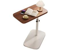 Bandeja de mesa de metal para cama con altura ajustable y mesa giratoria de 360°, ideal para uso en dormitorio y hospital