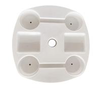 Bandeja de mesa para sombrilla, soporte para tazas, ranura para alimentos, diseño ligero, fácil de instalar, marco resistente, estilo portátil, soportes de viaje a la playa para exteriores, 14.5 x