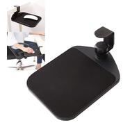 Bandeja de mouse para oficina en casa, abrazadera debajo del escritorio, tabla de extensión giratoria de 360°, reposamuñecas, soporte de mano ajustable para computadora, plataforma de soporte para