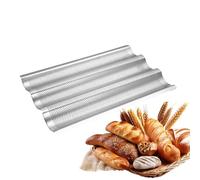 Bandeja de pan de pan para hornear, bandeja de para horno para horno - 3 Bandeja para de tostador,Pan de de acero inoxidable, bandeja para hornear de francés para carne, pizza, coc