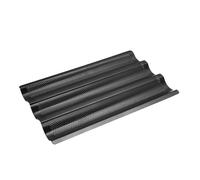 Bandeja de pan de pan para hornear, bandeja de para horno para horno | Anti-stick 3 ondas sartén de francés de acero inoxidable,Antecisco 3 Toaster para para carne, galletas, pizza