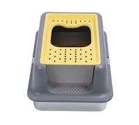 Bandeja DE para Gatos, Caja DE Acero Inoxidable Caja DE CATA ANTILEVER Frontera Y ENTRENCIA DESPERTA Durable Preservación Simple para el Suministro DE Mascotas (#2)