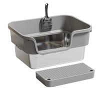 Bandeja de para gatos - Inodoro interior antifugas para mascotas, ecológica de cartón | Material , almacenamiento plano plegable, revestimiento resistente