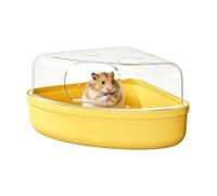 Bandeja de para hámster,transparente impermeable baño hueco | Bandeja de excavación y cuenco de baño para hámster enano, para ratón y chinchilla, Enriquecimiento y juego, Sueño, Buscando comida