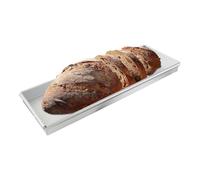Bandeja de pastel de galletas rectángulo, sartenes para hornear,Gallinas de pastel rectangular servicio de servicio | Plato de encimera de cocina antiadherente para el hogar, café, hotel, re