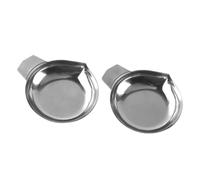 Bandeja de pesaje portátil pequeña de acero inoxidable adecuada para joyeros de escala digital y técnicos de laboratorio de análisis que utilizan bandeja de báscula para hornear