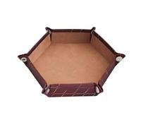 Bandeja de piel sintética para guardar joyas, llaves y monedas, accesorios organizados para el hogar u oficina