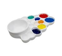 Bandeja de pintura - Paleta de mezcla de colores artísticos - Bandeja para acuarela, para estudiantes artistas, principiantes, artesanía, dibujo curso, , viaje, casa, aula