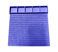 Bandeja de planificación de amistad con filas organizadoras de cuentas, tablero de diseño de letras para proyectos de mesa de pasatiempos de joyería, organizador de cuentas de cartas, bandeja de