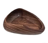 Bandeja de porciones de café de madera ligera para control de premolienda de espresso, para alineación de vertido sobre cuchara y preparación de lotes pequeños (madera de nogal)