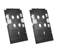 Bandeja De PVC para Impresora De Tarjetas, Accesorio Reutilizable con Ranuras Dobles, Compatible con Impresoras T50 T60 A50 L805, Instalación Rápida Y Uso Prolongado
