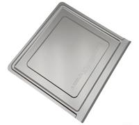 Bandeja de repuesto antiadherente para freidora de aire, 34,3 x 32,5 cm, para hornos de cocina, recogedor de aceite, acero inoxidable