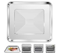 Bandeja de repuesto para Cuisinart TOA-60 TOA-65 TOA-70 Tostadora Freidora de aire Horno de convección, 12.2 * 11 '' Cesta de malla antiadherente Accesorios de rejilla de alambre Piezas