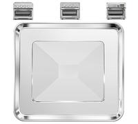 Bandeja de repuesto para freidora de aire Cuisinart TOA-60 TOA-65 TOA-70, horno de convección, freidora de aire de malla antiadherente de 30.5 x 28.9 cm, cesta de acero inoxidable, accesorios de