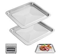 Bandeja de repuesto para freidora de aire Cuisinart TOA-60 TOA-65 TOA-70, horno de convección, freidora de aire de malla antiadherente, cesta de acero inoxidable, accesorios de rejilla de alambre