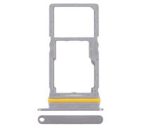 Bandeja de repuesto para tarjeta SIM + SIM/Micro SD compatible con Samsung Galaxy A17 5G SM-A176B, bandeja de repuesto para tarjeta SIM (plateado)