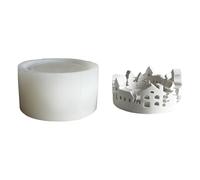 Bandeja de resina de Navidad resistente con forma de soporte para joyas y placa decorativa para cocinar fácilmente para manualidades con diseño hueco