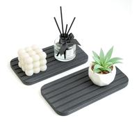 Bandeja de Secado de Piedra de diatomita para Fregadero de Cocina, baño, Bandeja de encimera de diatomeas, Plato de Tierra de diatomeas, Piedra Absorbente de Agua, Bandeja de jabón de Secado rápido