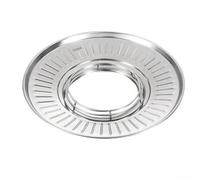 Bandeja de separación de aceite y agua plateada de 33 cm, estante de grasa de acero inoxidable para freír herramientas y accesorios de cocina (bandeja individual 304)