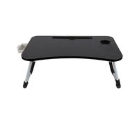 Bandeja de Servir plegable para cama color Negro 60x40x26cm