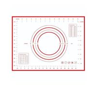 Bandeja de silicona antideslizante para hornear con resistencia al calor de 230 °C, fácil de enrollar, almacenamiento, ahorro de espacio, alfombrilla de repostería de silicona