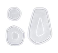 Bandeja de silicona con forma geométrica, vajilla creativa, plato de joyería, manualidades, decoración del hogar, bandeja de almacenamiento de joyas