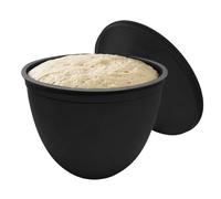 Bandeja de silicona con tapa para 4,8 L KitchenAid, cuenco con tapa para batidora KitchenAid, hornear, masa y nata, color negro