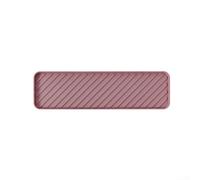 Bandeja de silicona flexible resistente al calor para encimeras de cocina y secado de platos, fácil de enrollar y almacenar (rosa)