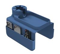 Bandeja De Silicona Para Brazo De Sofá - Portavasos Antiderrames Con Bolsillo Lateral Para Café, Bebidas, Teléfono, Control Remoto, Bandeja Organizadora De Sofá Antideslizante Multiusos, Accesorio Cre