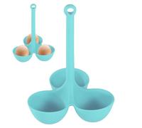 Bandeja de silicona para cocinar huevos - Soporte y estante para huevos escalfados de 3 rejillas | Cocina de huevos de silicona resistente al calor para escalfar perfectamente, herramienta de hervir
