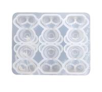 Bandeja de silicona para cubitos de hielo, moldes de silicona para caramelos, antiadherentes, resistentes a desgarros, mini bandejas para cubitos de hielo con forma de oso cítricos, moldes de