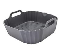 Nerthus FIH 1201 bandeja silicona air fryer 20x20 cm reutilizable antiadherente fácil limpieza cocina