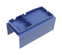 Bandeja de sofá de reposabrazos: taza de silicona sin deslizamiento, organizador de ahorro de espacio | Mesa práctica para áreas de cabecera, automóvil, patio y salón, ideal para bocadillos y almacena