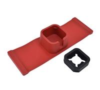 Bandeja de sofá, soporte de vaso de silicona para sofá, bandeja de mesa reclinable antifugas y antideslizante con soporte ajustable y base autoadhesiva para sofá o sofá