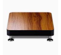 Bandeja de soporte para subwoofer, soporte de aislamiento de altavoces para mejorar la calidad de sonido en el hogar, oficina, cine y salas de conciertos, estabilizador de 34 x 34 cm