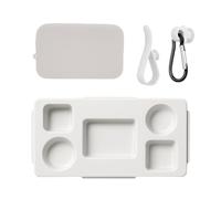 Bandeja De Taza para Bolsas Playa - Mesa Comida, Caddy Bebidas Portátiles | Organizador Inserción Compacto, Soporte Contenedores Versátiles, Plataforma Resistente A La, Práctico Accesor