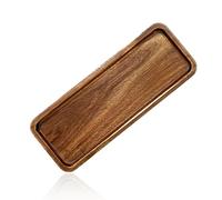 Bandeja De Té Rectangular De 1 Pieza, Bandeja De Té De Madera, Bandeja Decorativa Para Muebles, Bandeja Multifuncional, Bandeja Retro
