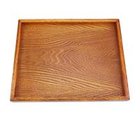 Bandeja de té Rectangular de Madera, Plato de Mesa para Servir, Bandeja de té Tangular, Bandeja para Refrigerios de Frutas y café, Ampliamente Utilizada en Restaurantes (30 * 24cm)