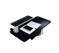 Bandeja de teclado debajo del escritorio, Bandeja extensora de escritorio Reposabrazos for teclado Clip sin perforaciones 55-75x25cm Multicolor(Schwarz,55 * 25cm)