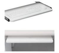 Bandeja de teclado deslizante para debajo del escritorio para el hogar y la oficina, plataforma de ping Cuter Der de 52 x 25 cm, diseño que ahorra espacio, fácil de instalar