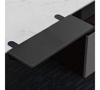 Bandeja de teclado plegable ergonómico debajo de la abrazadera del escritorio en el reposabrazos de almacenamiento plegable de 90 ° soporte para alivio de la presión manual y ahorro de espacio en la