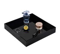 Bandeja de tocador de acr lico resistente al agua MissionMatch con control remoto, organizador resistente de Lucite para mesita de noche, tocador