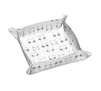 Bandeja de tocador de cuero para mesita de noche con diseño de pechos de mujer. Organizador de escritorio con divertidos senos para guardar el control remoto, llaves, teléfono, billetera, monedas y jo